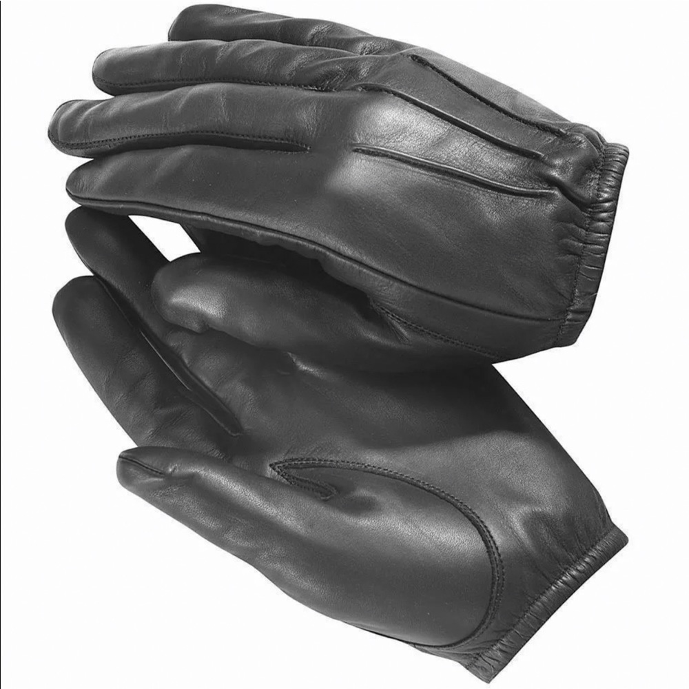Police Tactical leather Kevlar gloves
